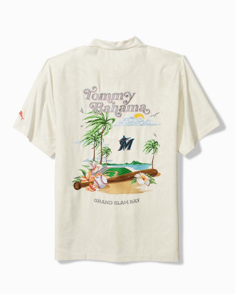 <i>MLB®</i> Grand Slam Bay Silk Camp Shirt