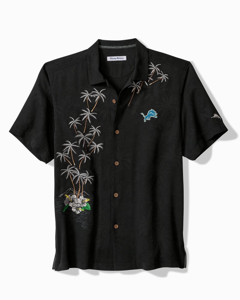 NFL Twist of Palms Silk Camp Shirt