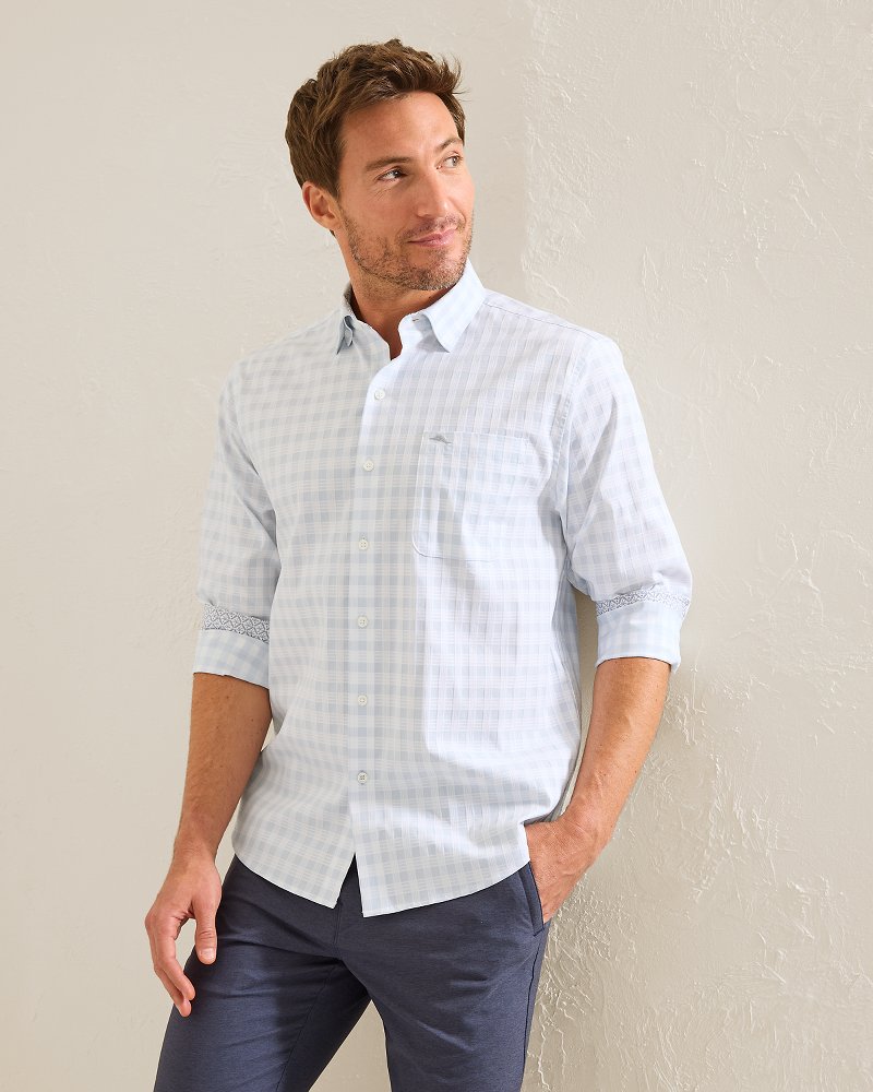 Thumbnail for Sarasota Stretch Nuevo Check IslandZone® Shirt