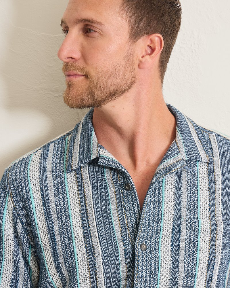 Thumbnail for Milano Stripe Short-Sleeve Shirt