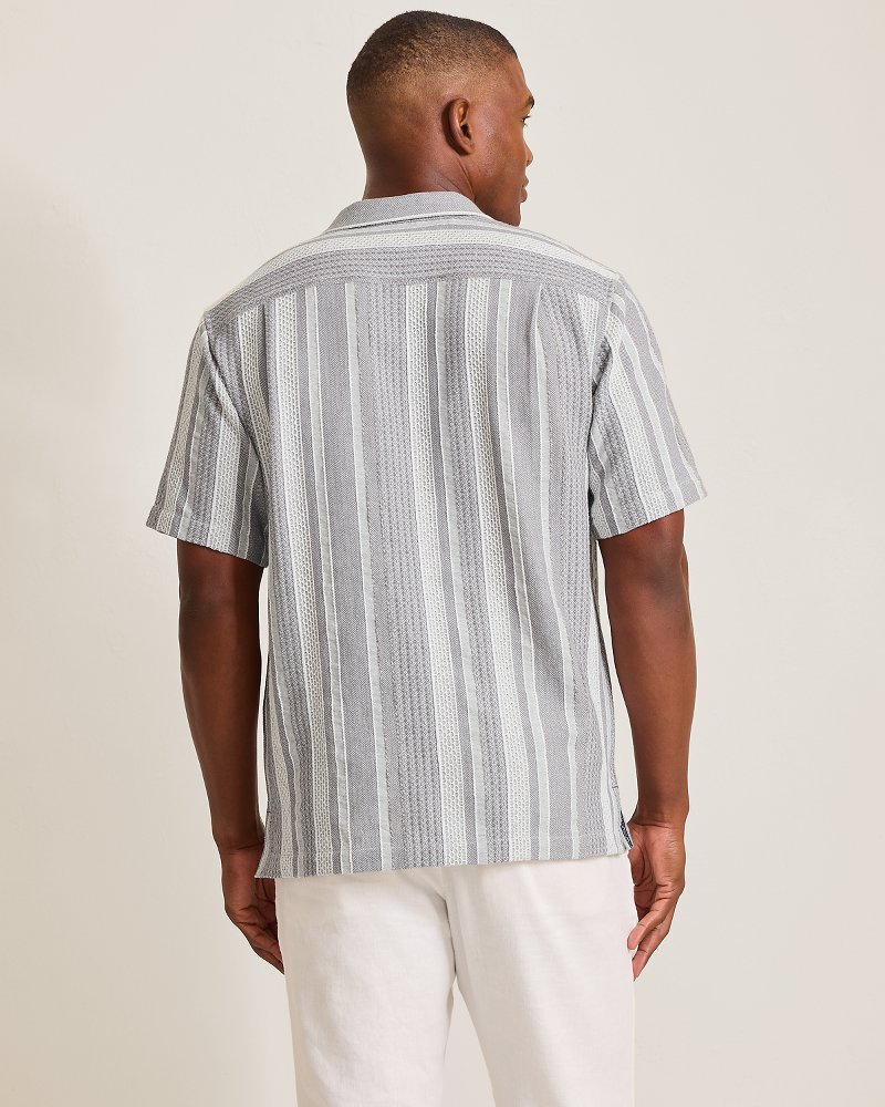 Thumbnail for Milano Stripe Cotton Camp Shirt