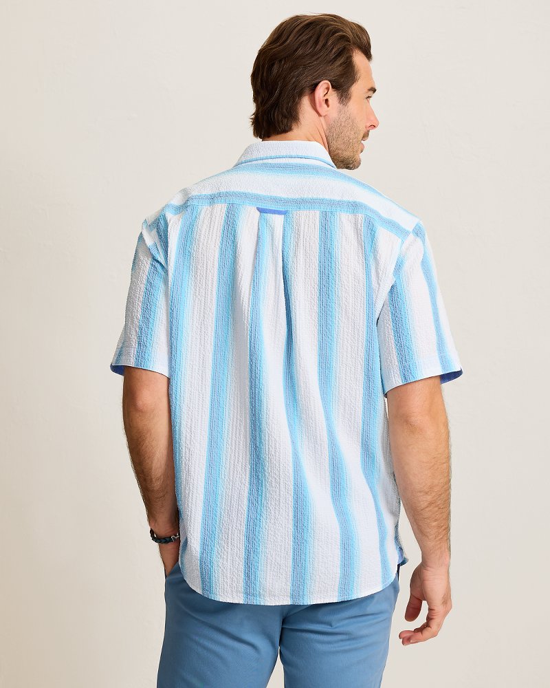 Nova Wave Marina Stripe Cotton-Blend Shirt