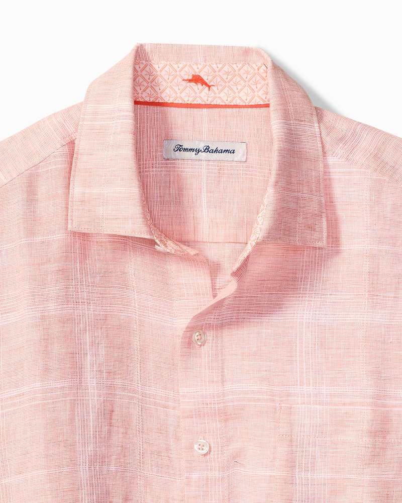 Paradisio Plaid Linen Long-Sleeve Shirt thumbnail 6