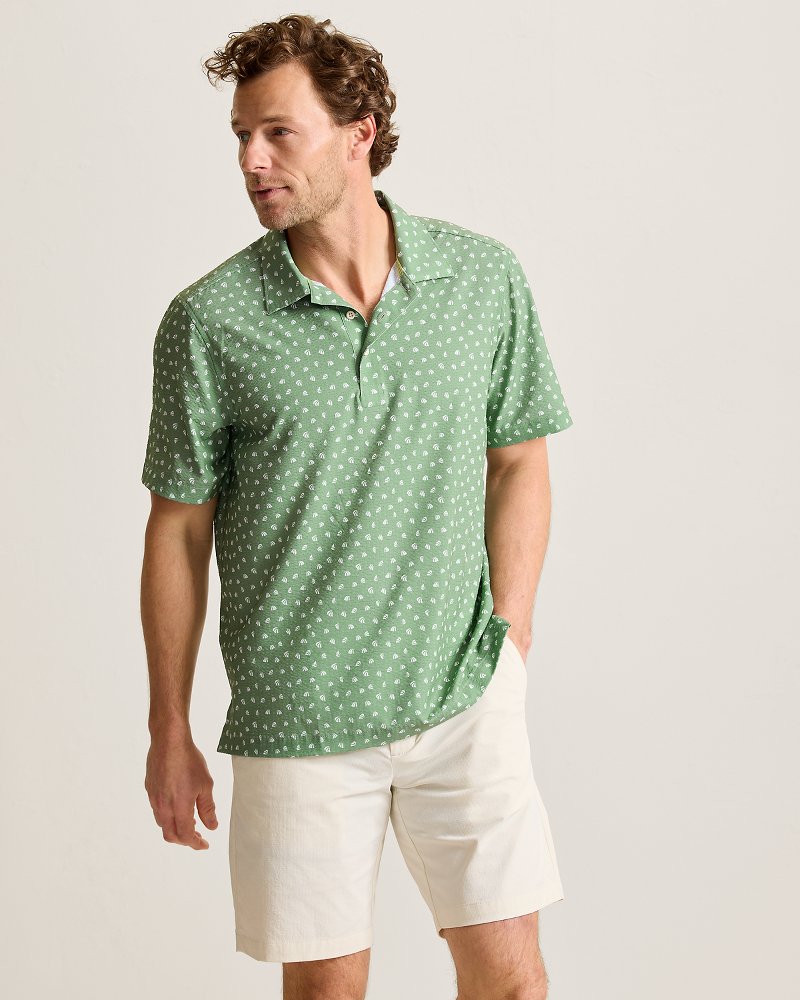 Bahama Coast Deco Palms IslandZone® Polo