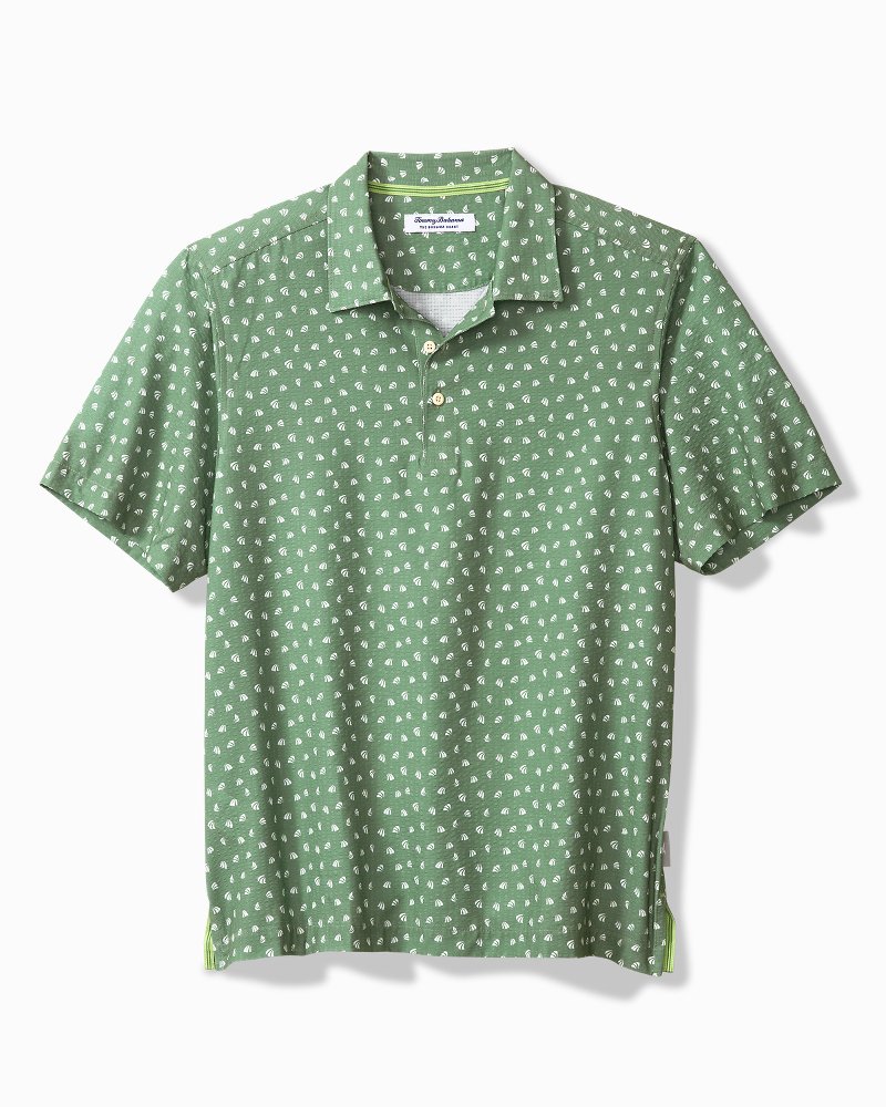 Bahama Coast Deco Palms IslandZone® Polo