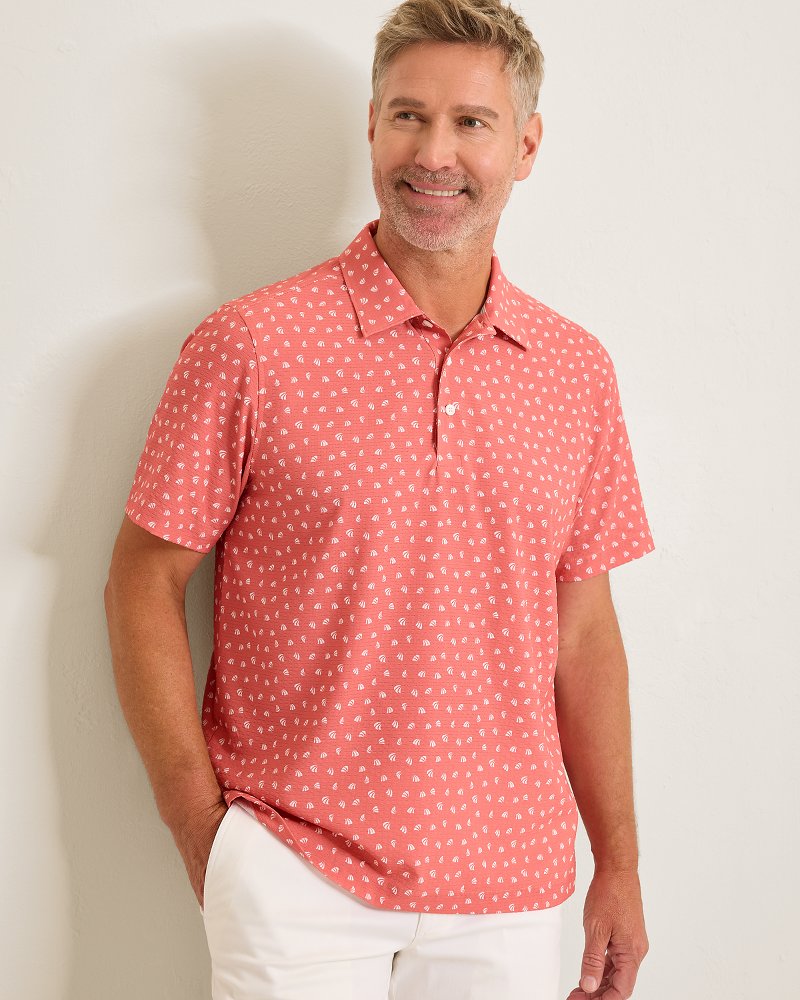 Bahama Coast Deco Palms IslandZone® Polo