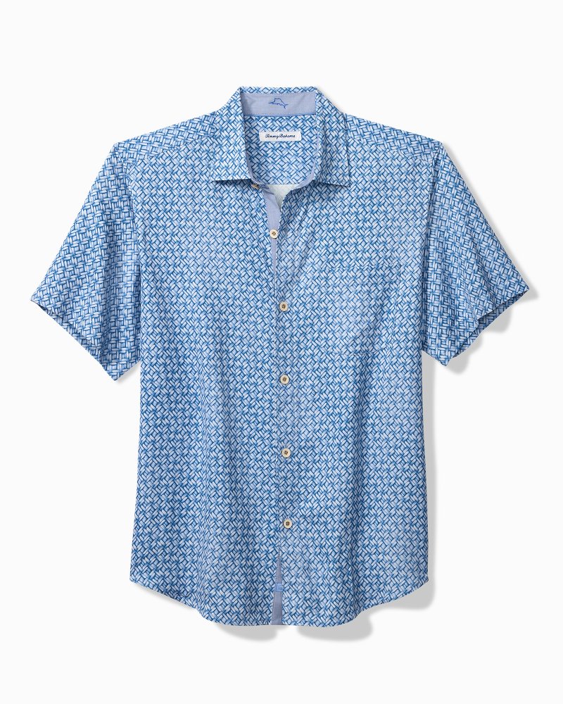 Weave in the Moment Silk Camp Shirt