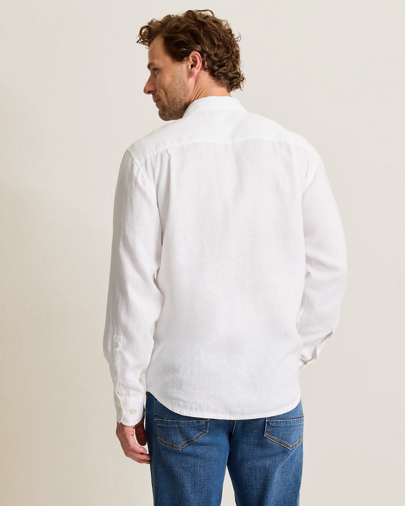 Thumbnail for Paradise Breezer Linen Long-Sleeve Shirt