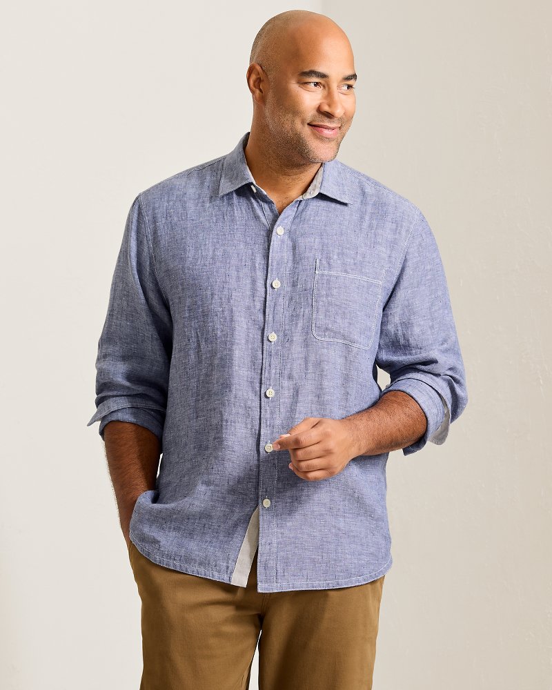Paradise Breezer Linen Long-Sleeve Shirt