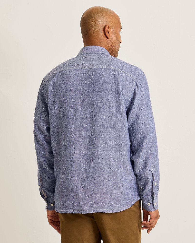 Thumbnail for Paradise Breezer Linen Long-Sleeve Shirt