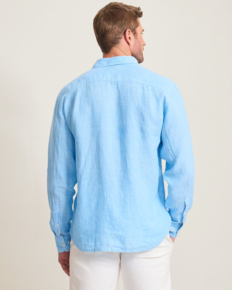Thumbnail for Paradise Breezer Linen Long-Sleeve Shirt