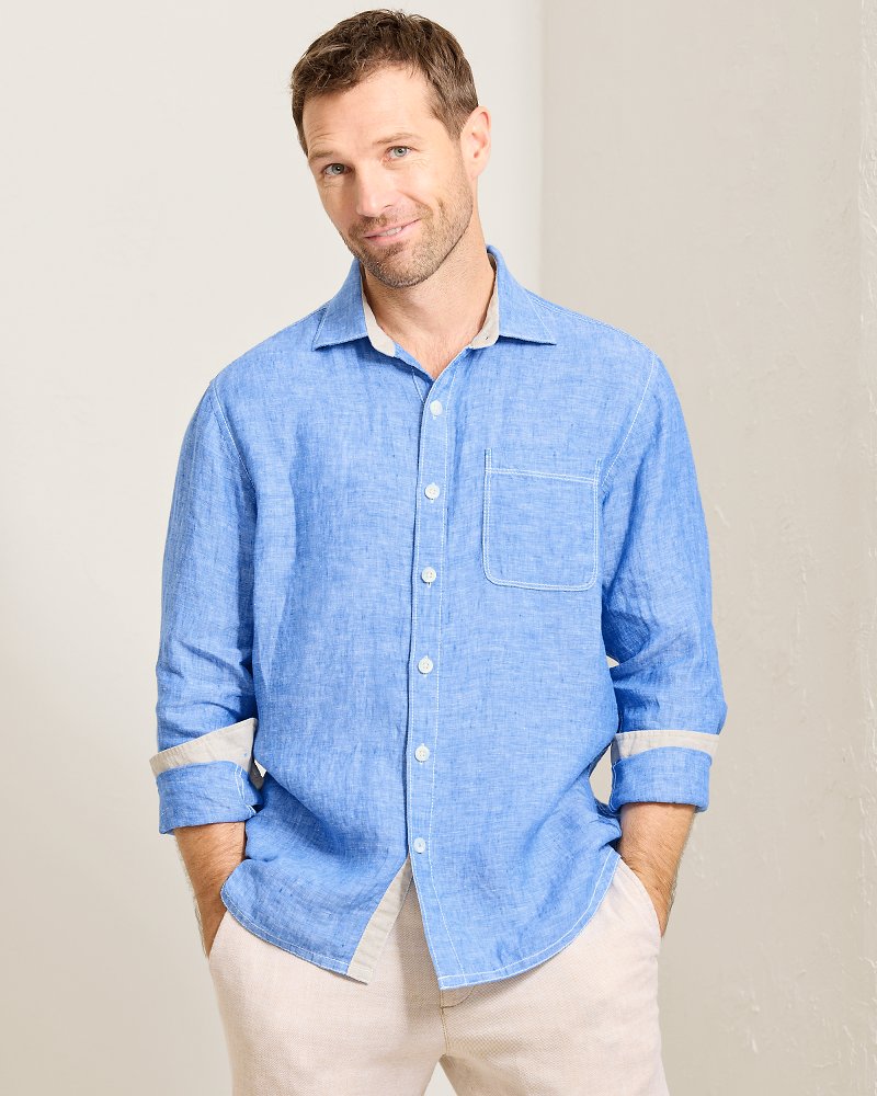 Paradise Breezer Linen Long-Sleeve Shirt