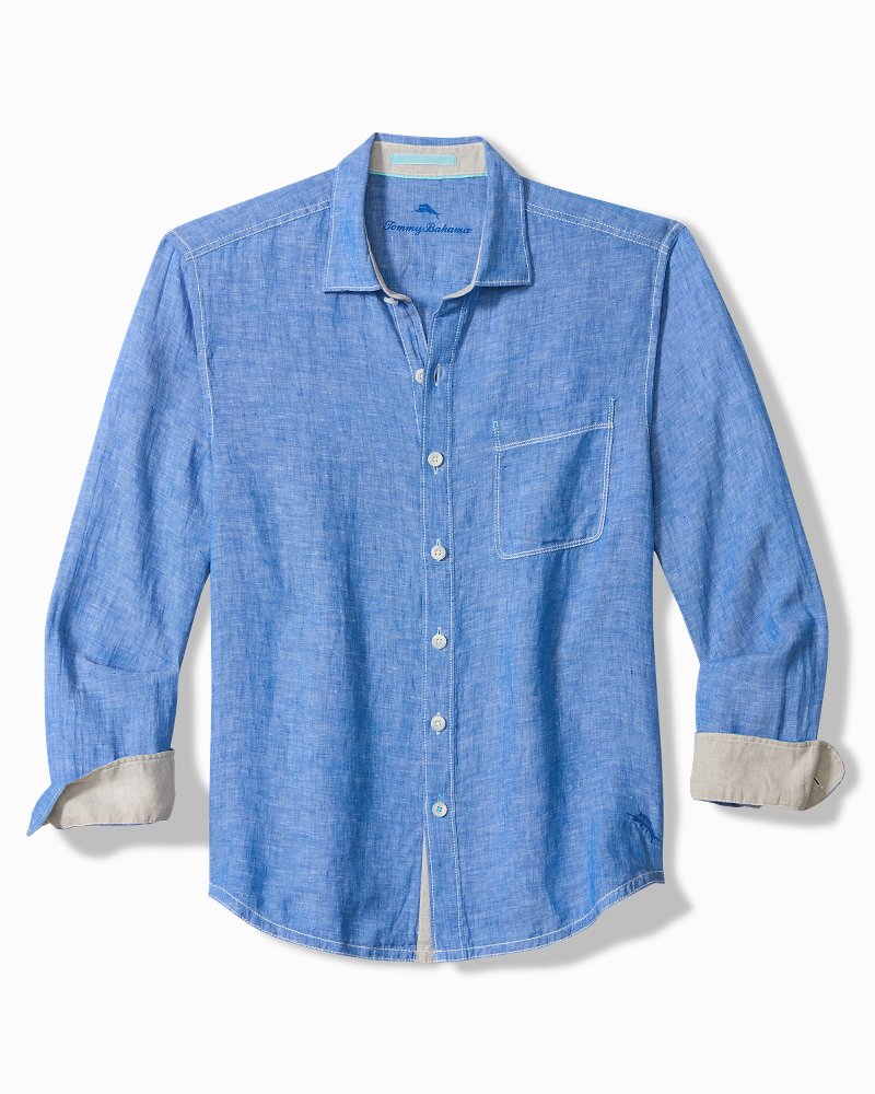 Thumbnail for Paradise Breezer Linen Long-Sleeve Shirt