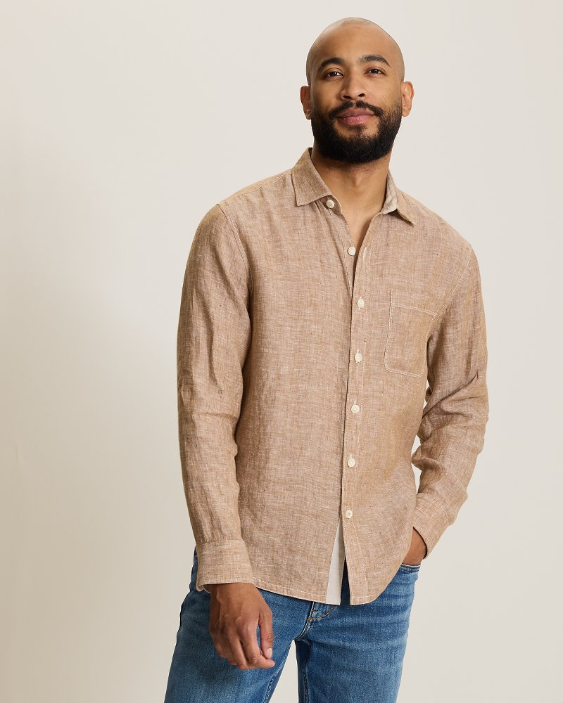 Paradise Breezer Linen Long-Sleeve Shirt