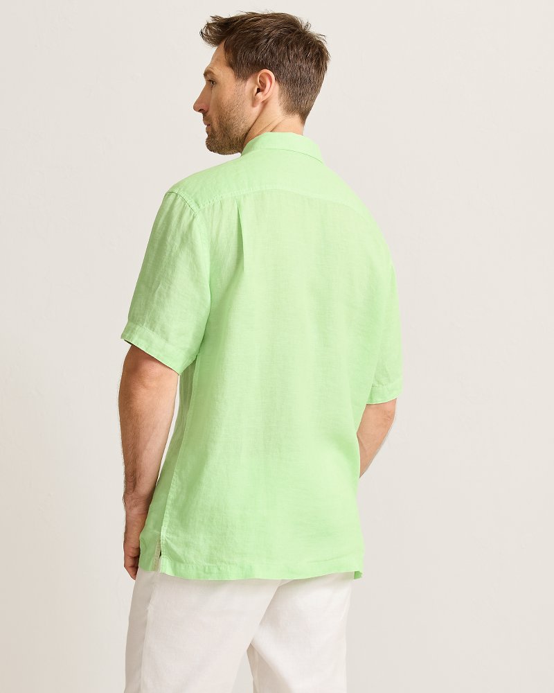 Thumbnail for Paradise Breezer Linen Short-Sleeve Shirt