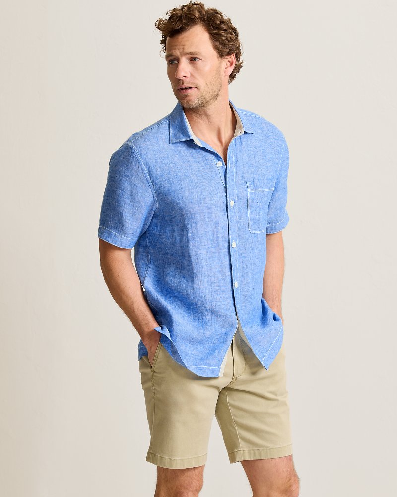 Paradise Breezer Linen Short-Sleeve Shirt