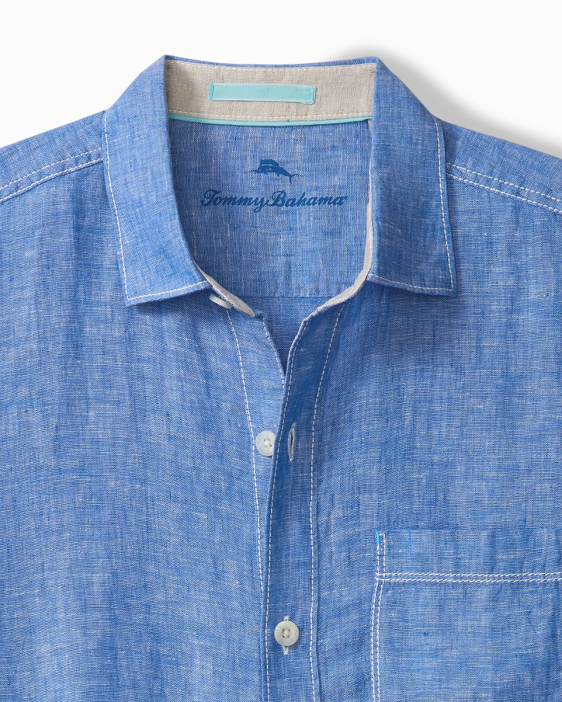 Thumbnail for Paradise Breezer Linen Short-Sleeve Shirt