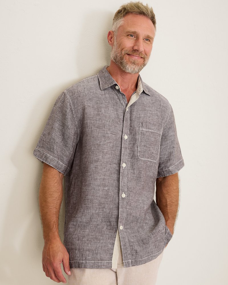 Paradise Breezer Linen Short-Sleeve Shirt