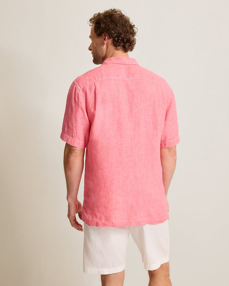 Thumbnail for Paradise Breezer Linen Short-Sleeve Shirt