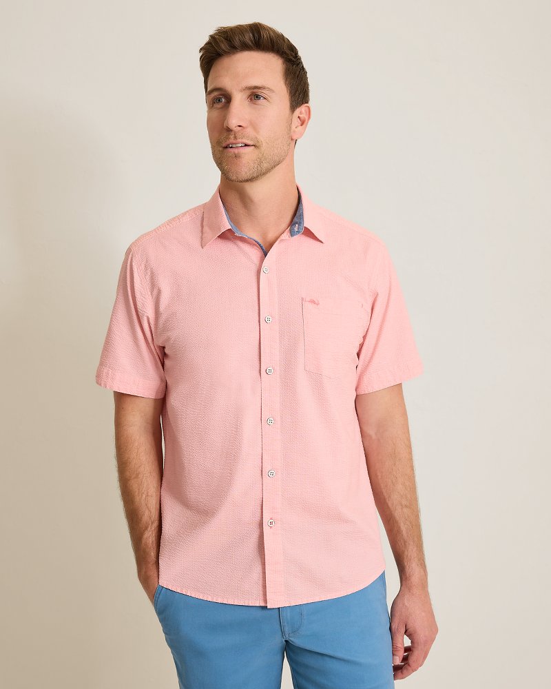 Nova Wave Cotton-Blend Short-Sleeve Shirt