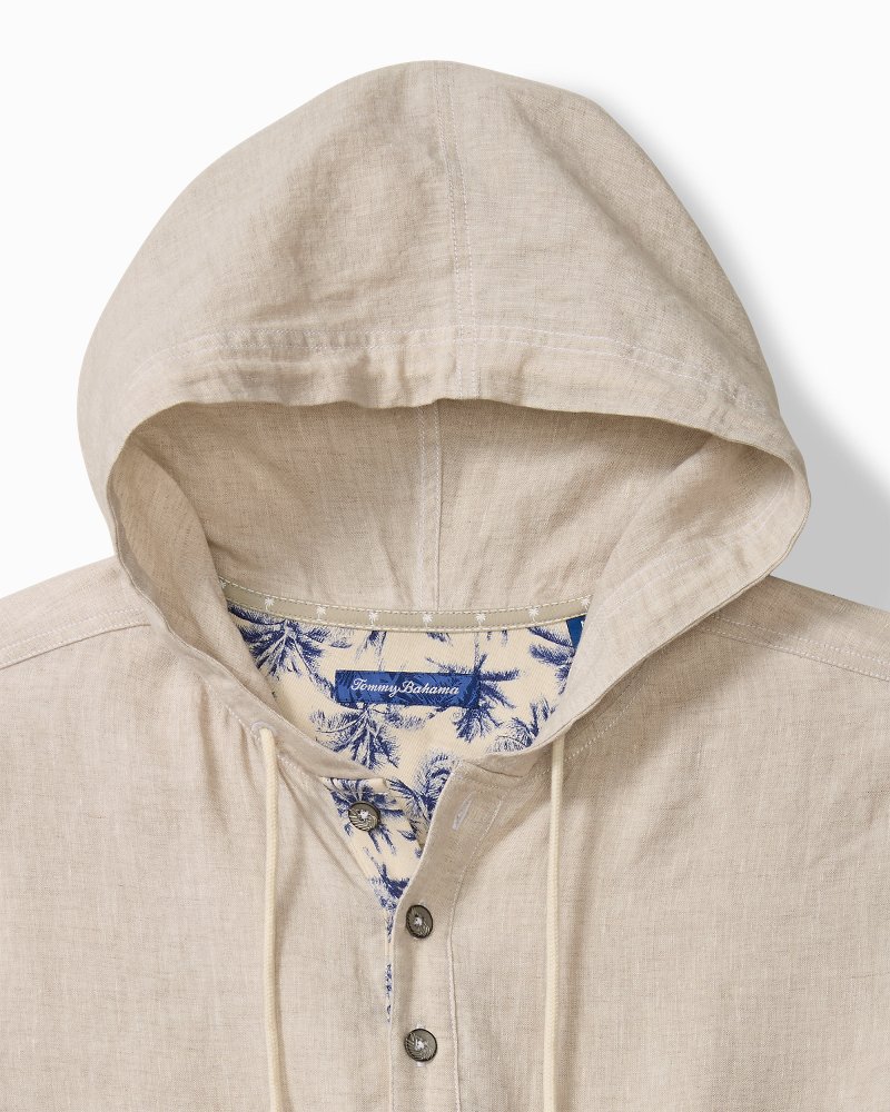Thumbnail for Desert Riviera Linen Baja Hoodie