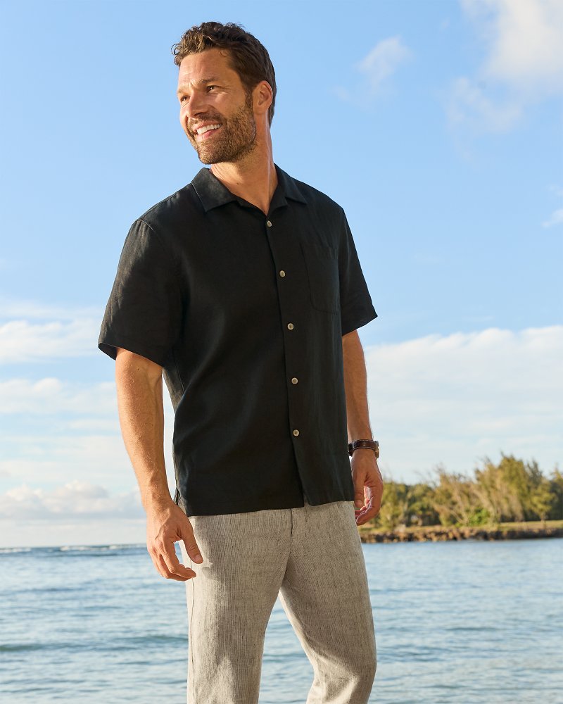Thumbnail for Desert Riviera Linen Camp Shirt