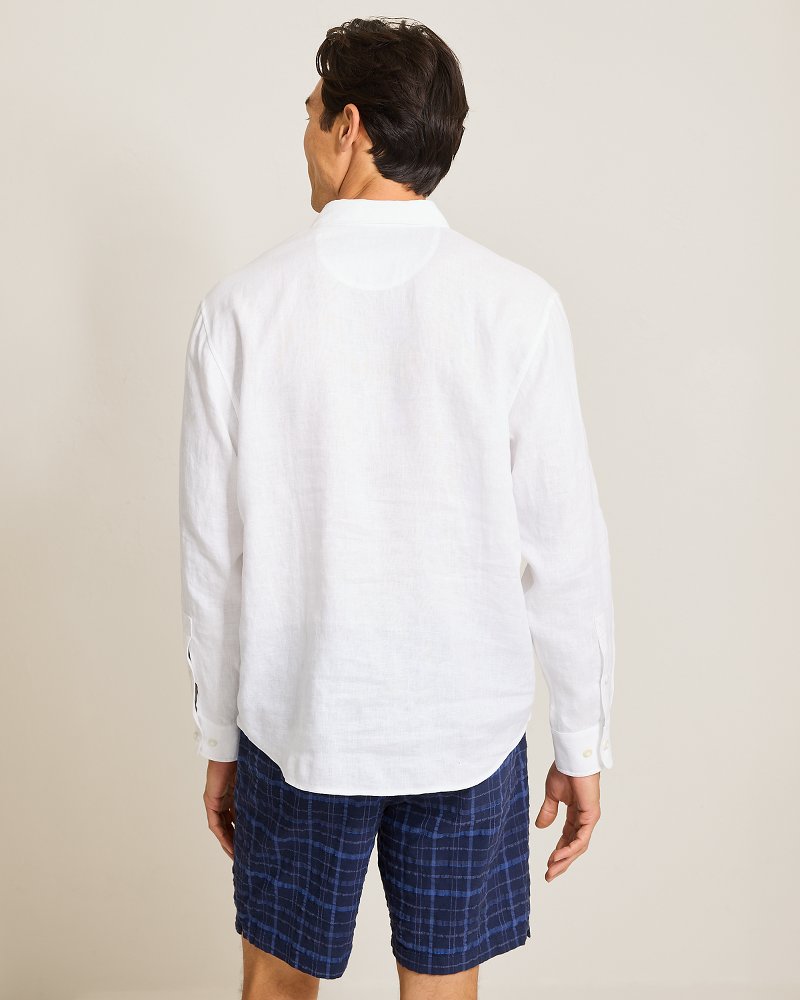 Thumbnail for Desert Riviera Linen Popover Shirt