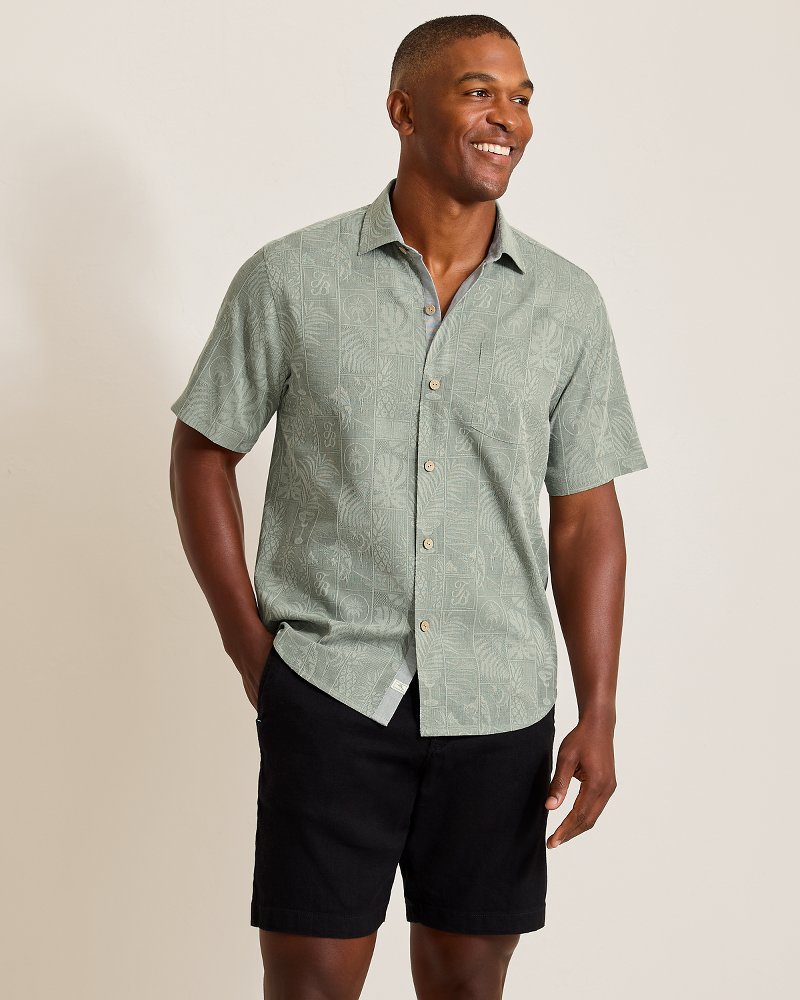 Fairview Fronds Silk Camp Shirt