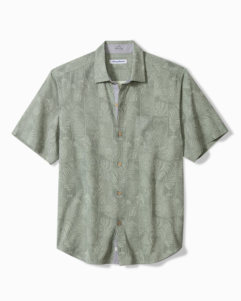 Fairview Fronds Silk Camp Shirt