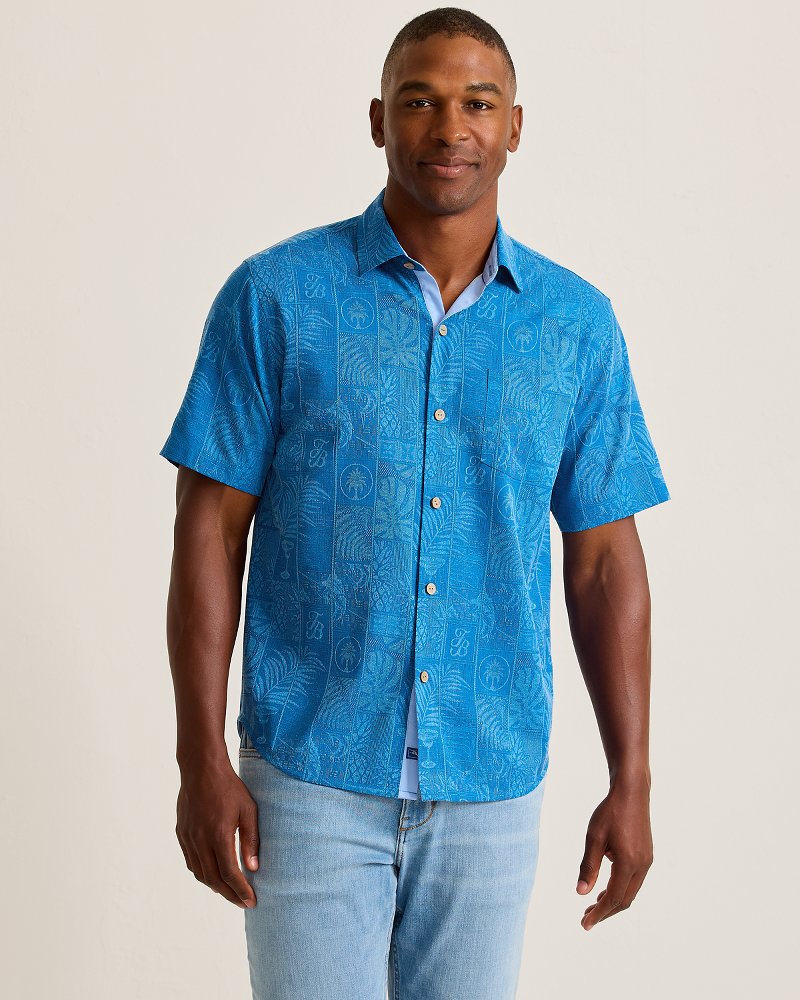 Fairview Fronds Silk Camp Shirt