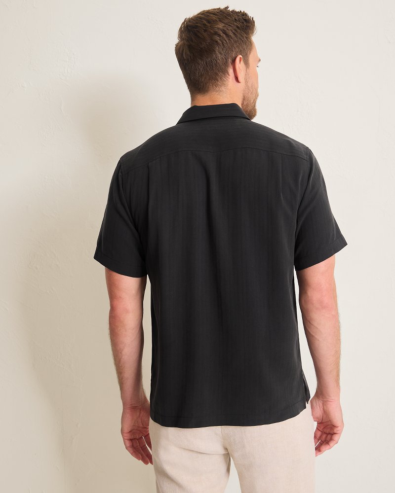 Maui Border Silk Camp Shirt