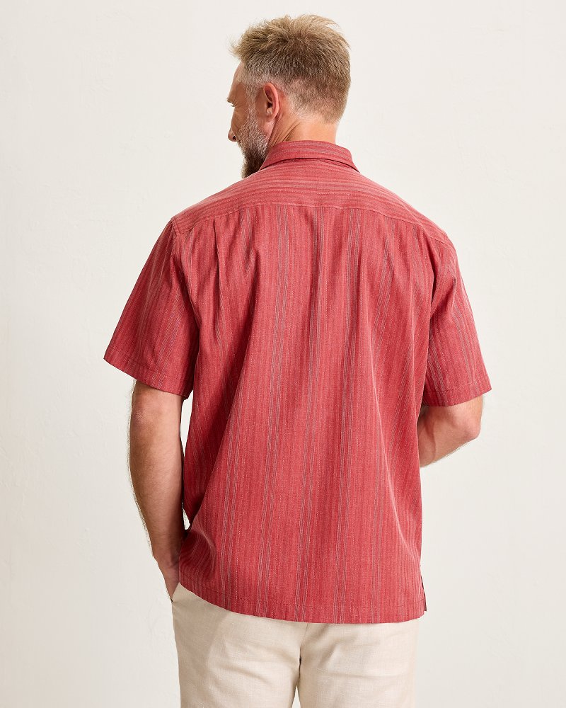 Maui Border Silk Camp Shirt
