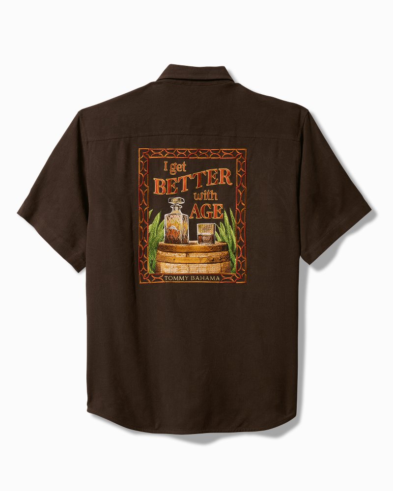 I Get Better With Age Silk Camp Shirt