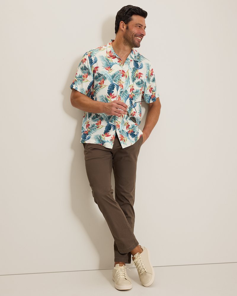 Garden of Hope & Courage Paradiso Sands Silk Camp Shirt