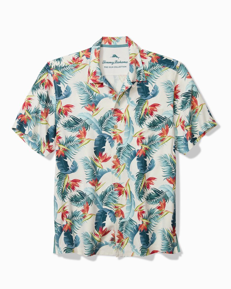 Garden of Hope & Courage Paradiso Sands Silk Camp Shirt