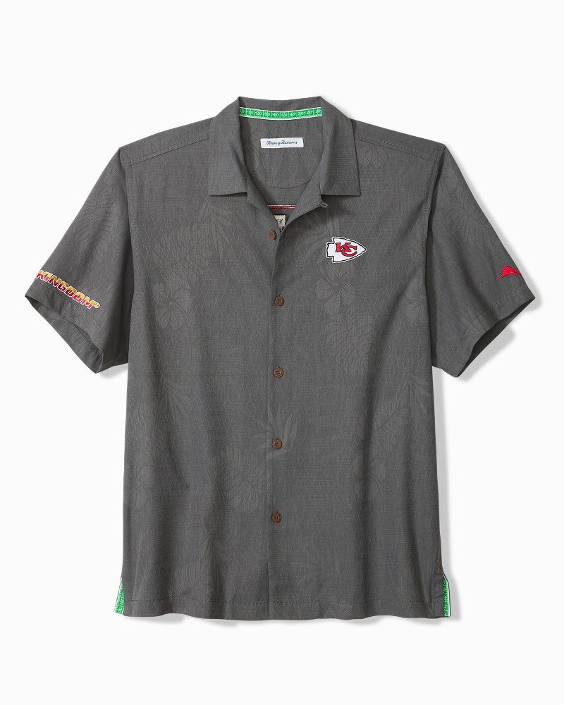 NFL Endzone Paradise Silk-Blend Camp Shirt thumbnail 3