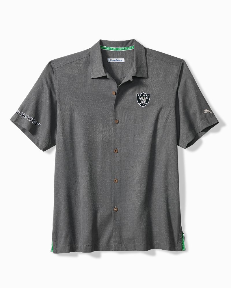 NFL Endzone Paradise Silk-Blend Camp Shirt thumbnail 3