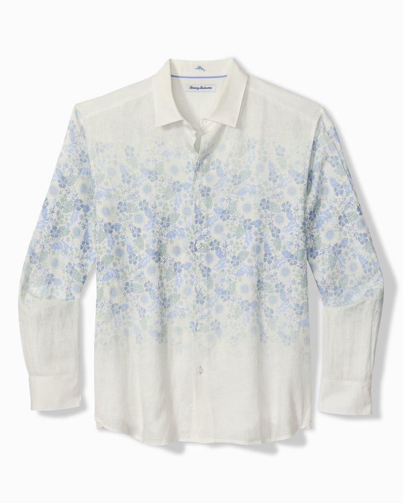 La Flores Fade Long-Sleeve Linen Shirt