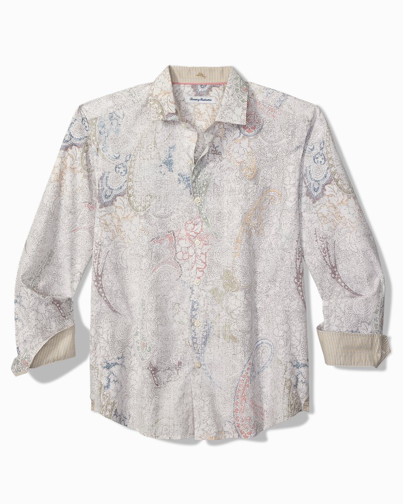 Saldana Paisley Silk-Blend Shirt