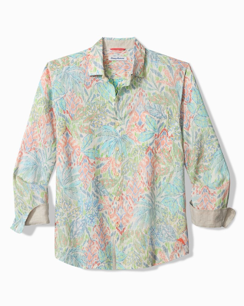 Fresca Gardens Long-Sleeve Linen Shirt