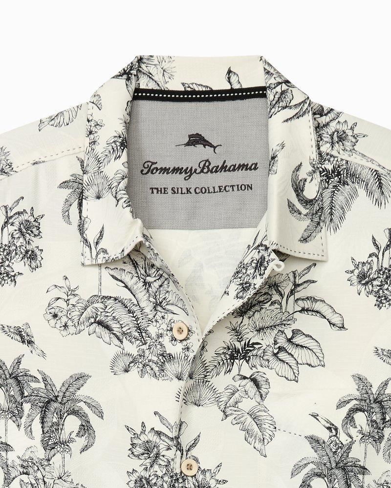Toucan Toile Silk Camp Shirt