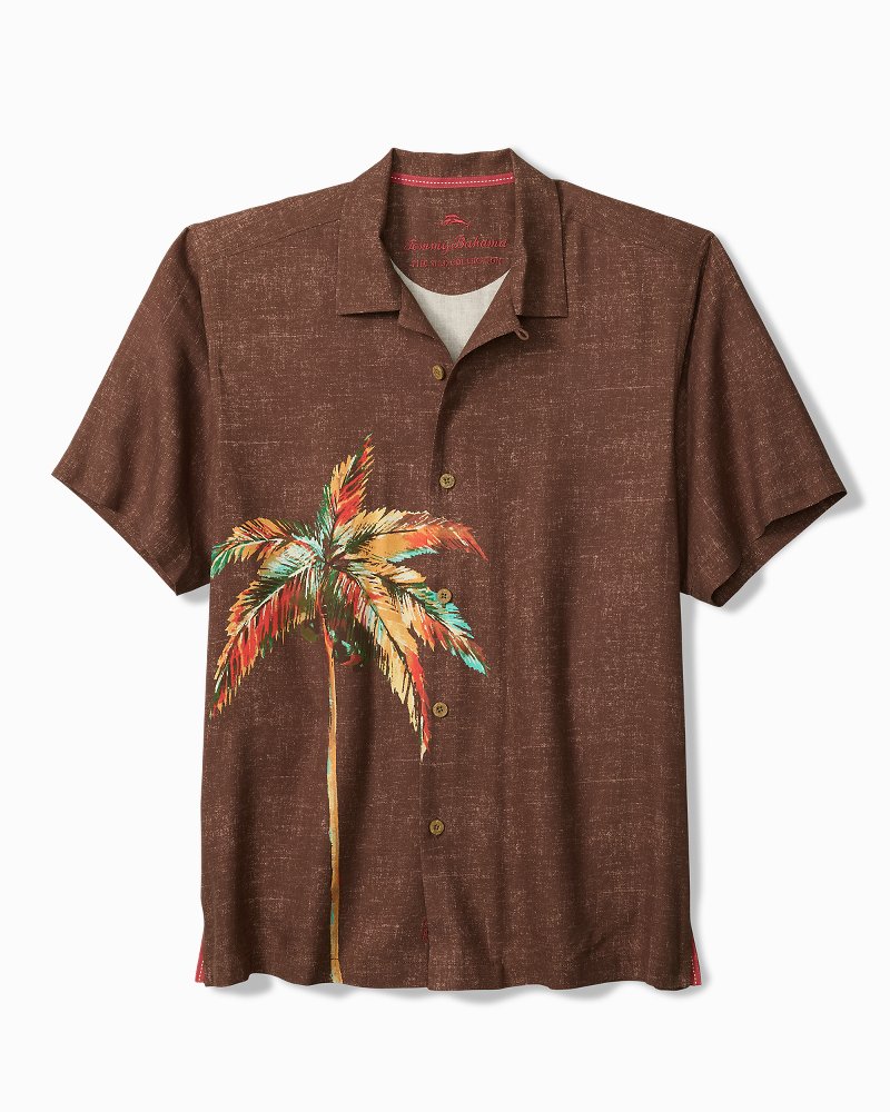 Desert Palms Silk Camp Shirt