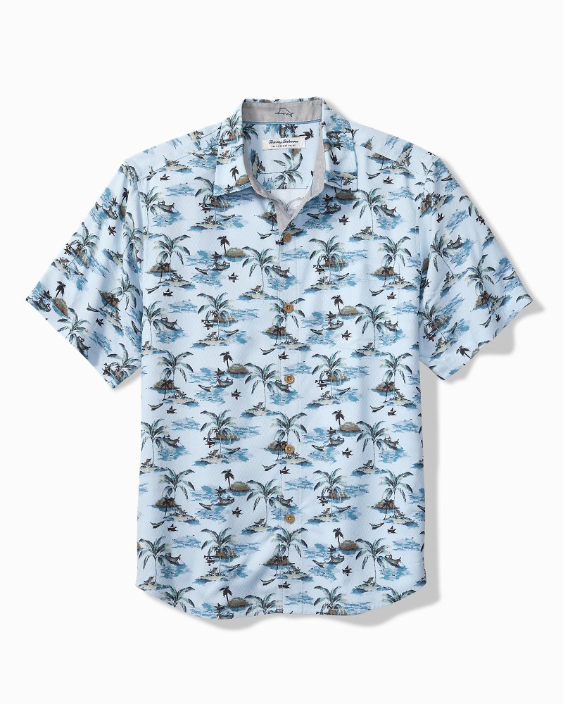 Coastal Ease Beachfront Paradise IslandZone Camp Shirt