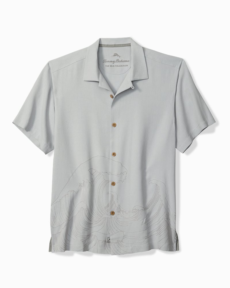 Kahuna Wave Silk Camp Shirt