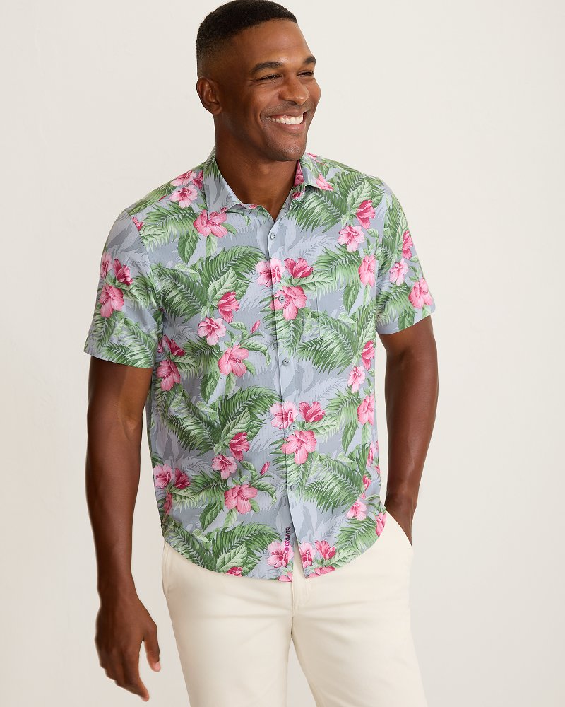Bahama Coast Hibiscus Shade IslandZone Shirt