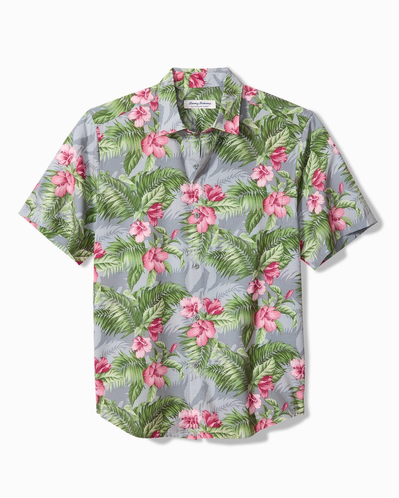 Bahama Coast Hibiscus Shade IslandZone Shirt