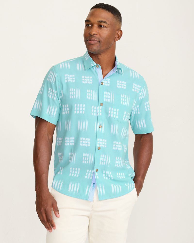 Coastal Ease Aqua Kay IslandZone Camp Shirt