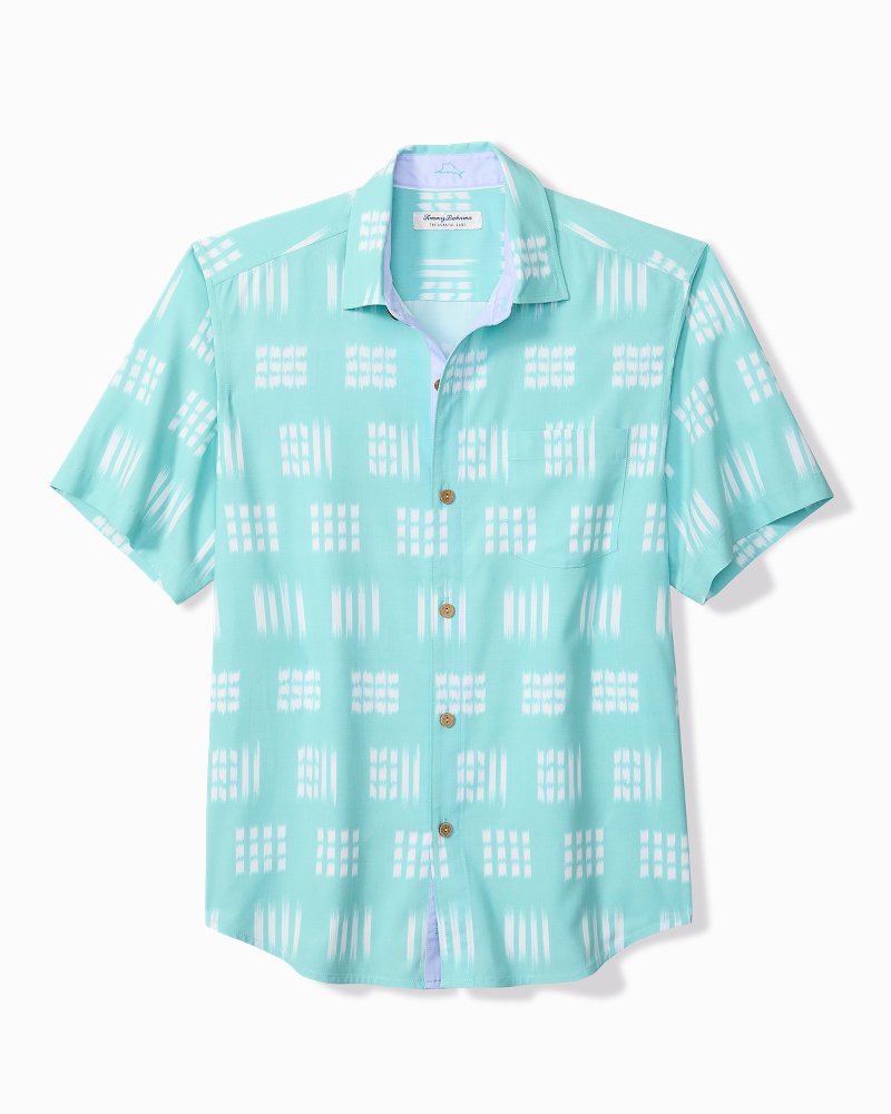 Coastal Ease Aqua Kay IslandZone Camp Shirt