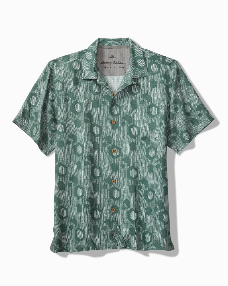 Mod Geo Silk Camp Shirt