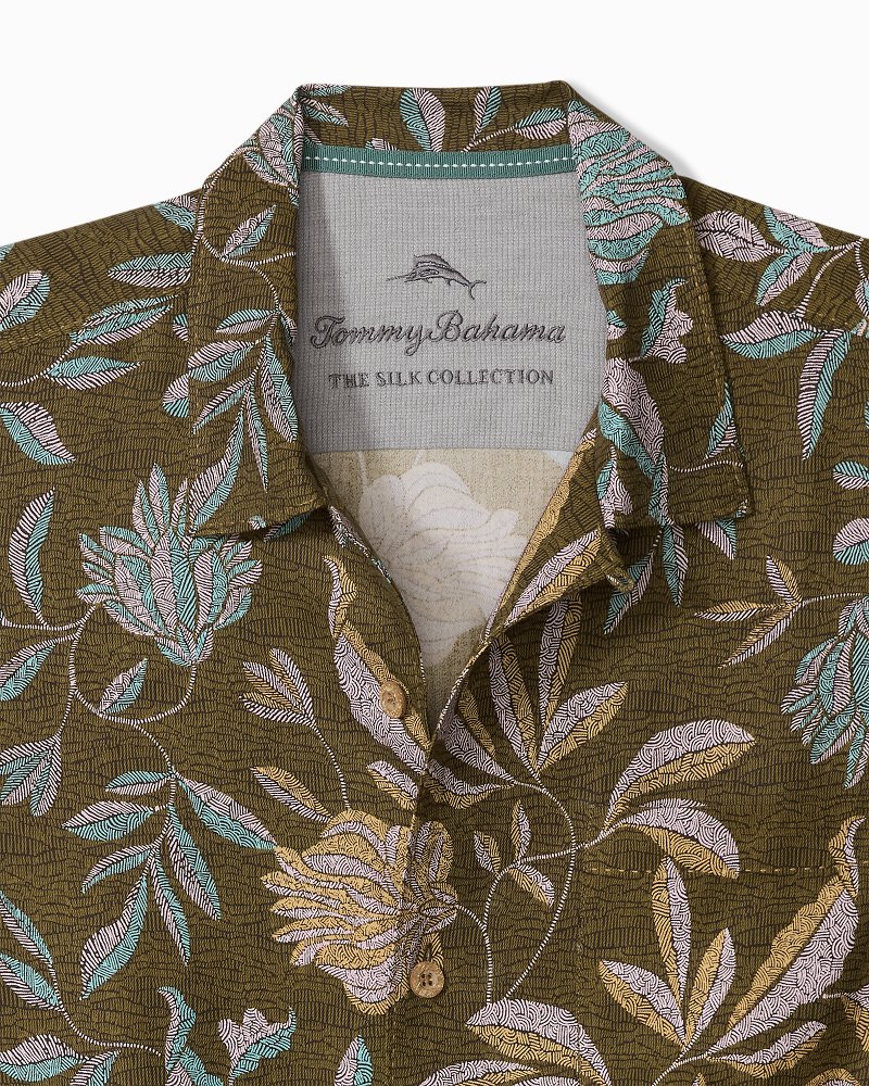 Vintage Vines Silk Camp Shirt